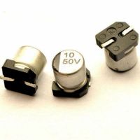 20ชิ้น10UF 50V 10MFD 50โวลต์ตัวเก็บประจุแบบอิเล็กโทรไลติกอลูมิเนียม SMD 5Mm × 5.4Mm