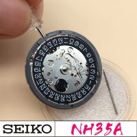 【YF】 Mechanical Watch Movement NH35A with Black Datewheel Seiko (Sii) Automatic Clock 3 Oclock 24 Jewels Japan Imported