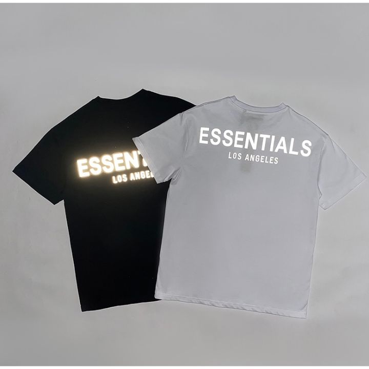 Fear Of God Essentials Los Angeles 3m Boxy T-shirt Black