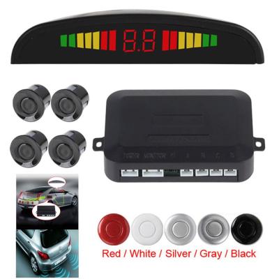 Universal Car Auto Led Parking Sensor Parktronic Display 4 Sensors Reverse Backup Assistance Radar Detector Monitor System