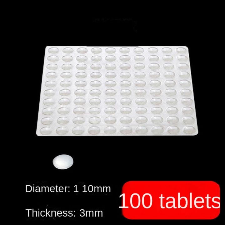self-adhesive-small-bumper-pads-clear-door-bumpers-round-clear-rubber-feet-anti-collision-non-slip-rubber-feet-for-furniture-glass-tables-crafts-protection