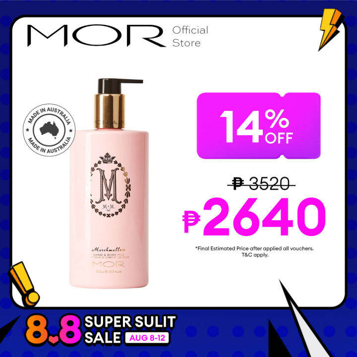 [MOR Australia] MOR Marshmallow Hand & Body Milk 500mL | Nourishing ...