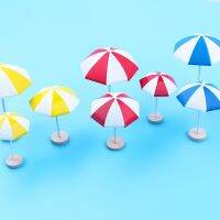 [Like Activities]3 ColorBeach Sun UmbrellaMicro Sea Landscape Dollhouse อุปกรณ์ DIY ตกแต่ง