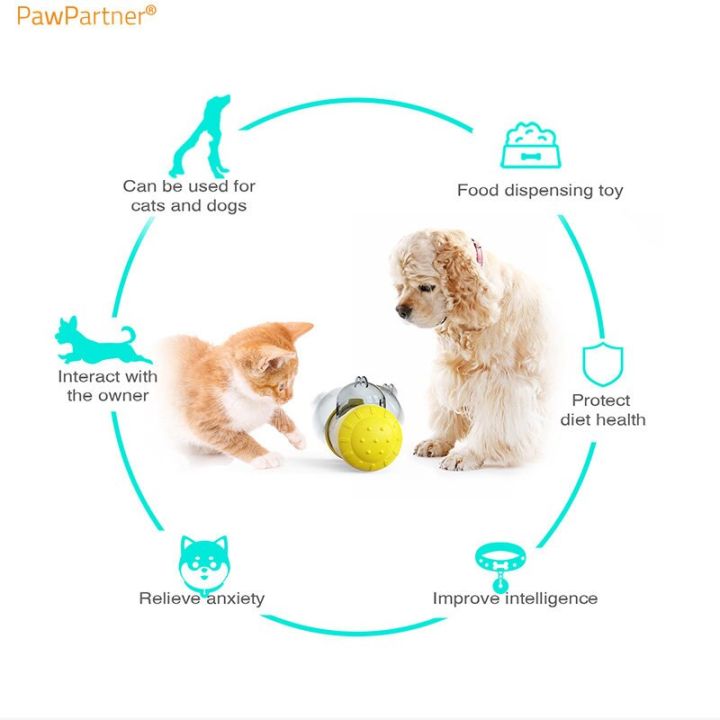 เครื่องจ่ายขนมสัตว์เลี้ยง-pawpartner-สำหรับสุนัขแมวอาหารแก้วแบบโต้ตอบเครื่องให้อาหารแบบช้าของเล่นตลกสำหรับการฝึกสัตว์เลี้ยงอุปกรณ์สุนัข-yy-ร้านค้า