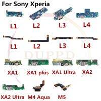 แท่นชาร์จ USB ดั้งเดิมขั้วต่อ LCD พอร์ตชาร์จบอร์ด Flex Cable สําหรับ Sony Xperia L1 L2 L3 L4 XA XA1 XA2 Plus M4 Aqua M5