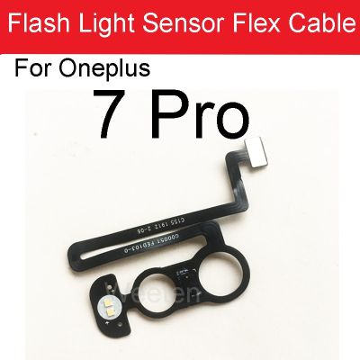 ไฟแฟลชด้านหลัง เซนเซอร์ สายยืดหยุ่นสําหรับ Oneplus 7 Pro Flashlight Flex Ribbon สําหรับ One Plus 7pro Oneplus7 Pro Parts