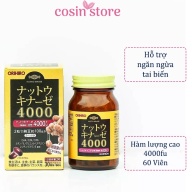 Viên Uống Orihiro Natto kinase 4000 60 viên Hỗ Trợ ngăn ngừa Tai Biến Nhật thumbnail