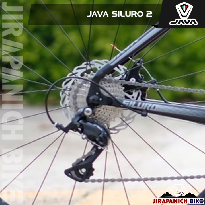 จักรยานไฮบริด-java-รุ่น-siluro2-ตะเกียบคาร์บอน-เกียร์-shimano-sora-18-สปีด