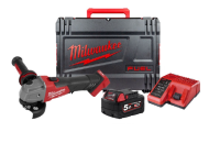 Milwaukee รุ่น  M18FSAG100X-502X  เครื่องเจียร 4″ ไร้สาย 18 โวลต์  ของแท้โดยตัวแทนจำหน่าย