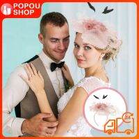 POPOUSHOP Fascinator Hat Cocktail Wedding Tea Party Hair Hair สำหรับผู้หญิงและเด็กผู้หญิง