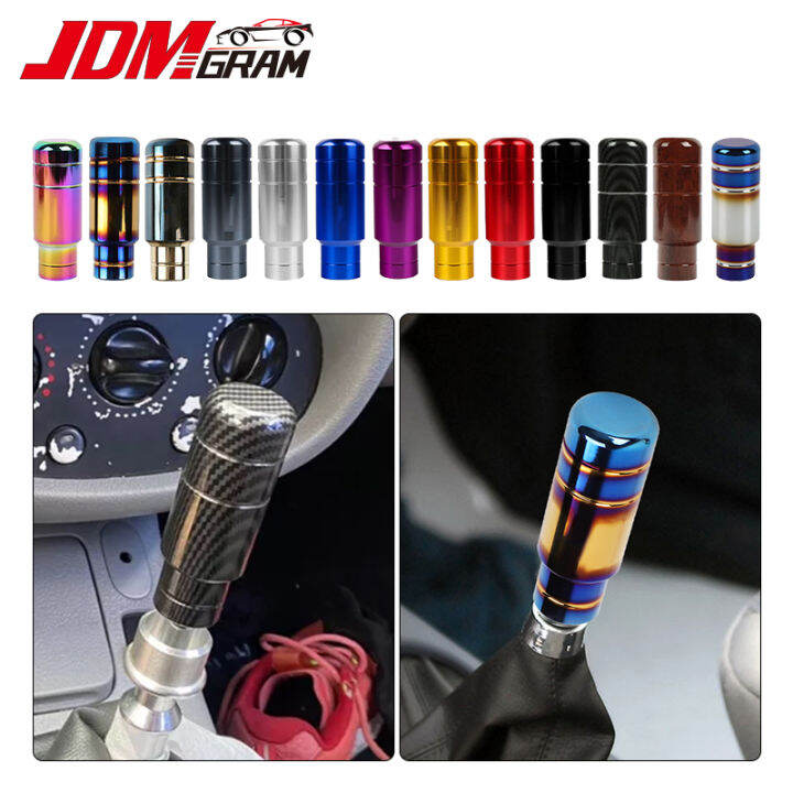 Burnt Blue Car Gear Shift Knob 9cm 13cm Aluminum Manual Automatic Gear