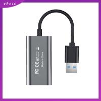 VHOIC 3.0ยูเอสบี อะแดปเตอร์ USB เป็น HDMI 19201080 อะลูมิเนียมอัลลอยด์ อะแดปเตอร์แสดงผล HDMI อุปกรณ์เสริมเสริม ขั้วต่อตัวผู้-ตัวเมีย อะแดปเตอร์ Type-A เป็น HDMI บ้านในบ้าน