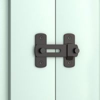 【LZ】❖❁✉  Flip Barn Door Lock Stainless Steel Gate Latches Bar Flip Latch Safety Door Bolt Lock for Garden/BathroomOutdoorGarage/Window