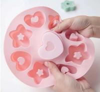 แม่พิมพ์ พร้อมส่ง Heart flower Silicone mold พิมพ์ซิลิโคนรูปหัวใจดอกไม้