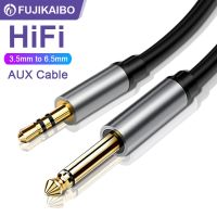 3.5mm to 6.5mm AUX Cable Male to Male Adapter Fo Guitar Smart Phone Laptop DVD Mixer Amplifier 3.5 Jack to 6.5 Jack Audio Cable