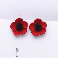 2019 New Design Fashion Jewelry Elegant came Flower Earrings Summer Style Beach Party Statement earring for gift for woman