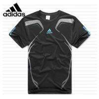 Adidase เสื้อยืดกีฬาแห้งเร็วของผู้ชาย,เสื้อวิ่งออกกำลังกายขนาดใหญ่ทรงหลวมระบายอากาศได้ดีสำหรับฤดูร้อน