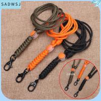 SADWSJ ที่มีคุณภาพสูง กระเป๋าเป้สะพายหลังช่วยชีวิตฉุกเฉิน มีความแข็งแรงสูง Parachute CORD พวงกุญแจรูปกุญแจ พวงกุญแจพาราคอร์ด สายรัดหัวเข็มขัด