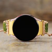 ♗☃✴ Creative Samsung Galaxy Smart Watch 4 Strap Aple IWatch Band Boho Vegan Adjustable Wristband Bracelet Jewelry Accessories