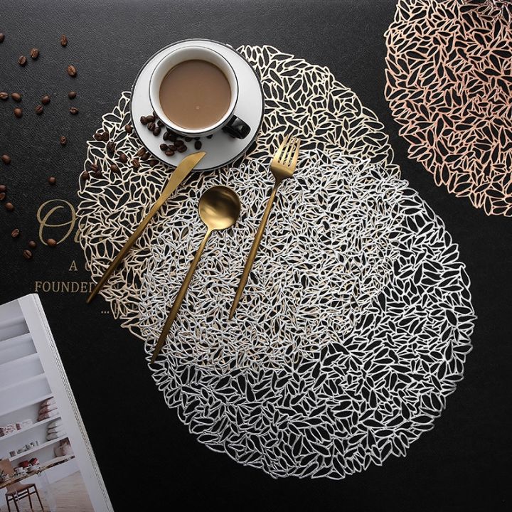 round-placemats-restaurant-hollow-pvc-decoration-meal-mat-anti-hot-dining-table-line-mat-steak-plate-pad-4-6pc