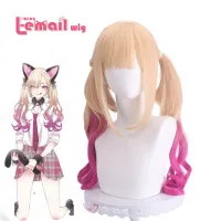 L-E-Mail Perücke Kunst Haar Mein Kleid Liebling Kitกาวานินคอสเพลย์ Perücke Katze Mädchen Gradient Techniel Pferdes Chwanz Perücken Hitze Beständig