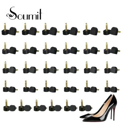 60piece/set High Heel Shoes Repair Tips Pins for Women Down Lifts Shoe Replacement Taps Lady High Heels Stoppers Protector Kit Shoes Accessories