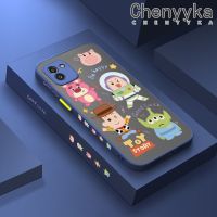 Chenyyyka เคสโทรศัพท์แบบแข็งแฟชั่นบางเฉียบลาย A04s A04E A04ปลอกสำหรับ Samsung A03ดีไซน์ใหม่เคสกันกระแทกคลุมทั้งหมดเคสป้องกันเลนส์กล้อง