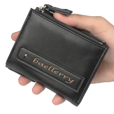 （Layor wallet）กระเป๋าสตางค์มีซิปกระเป๋าใส่บัตรสำหรับผู้ชาย,กระเป๋าสตางค์ใบสั้นผู้ชาย Baellerry มีซิปความจุมากกระเป๋าสตางค์อเนกประสงค์กระเป๋าสตางค์หลายช่องเป็นศูนย์กระเป๋าใส่เงิน Pu