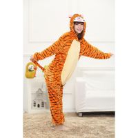 Onesie Women Tiger Cosplay pajama Animal Sleepwear Kigurumi Jumpsuit