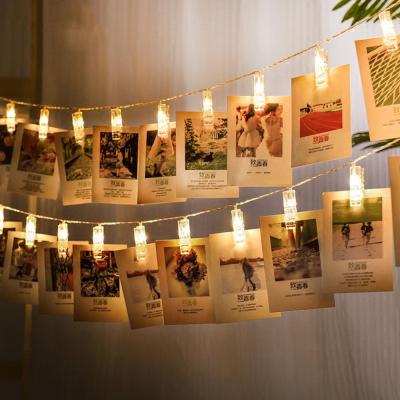 LED String Lights with Clips to Hang Pictures for Decoration Christmas Party Room Decoration Wall Lights String to Hang Photos