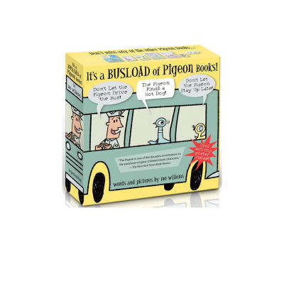 Original English picture book it S a busload of pigeon dont let pigeons drive the bus 3 selected gift boxes Mo Willems pig and elephant send posters with the author