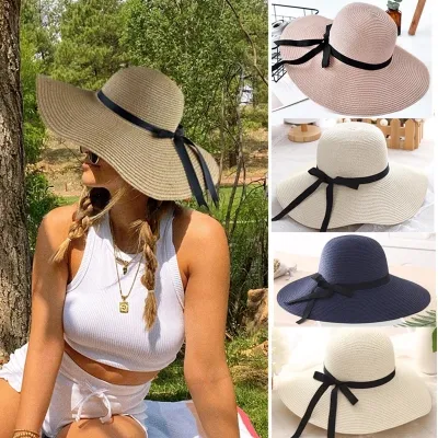 Straw Travel Cap Straw Sun Hat - 2023 New Foldable Wide Brim Floppy Girls Straw Hat - Aliexpress