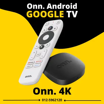 onn. Google TV 4K Streaming Box (New, 2023), 4K UHD resolution