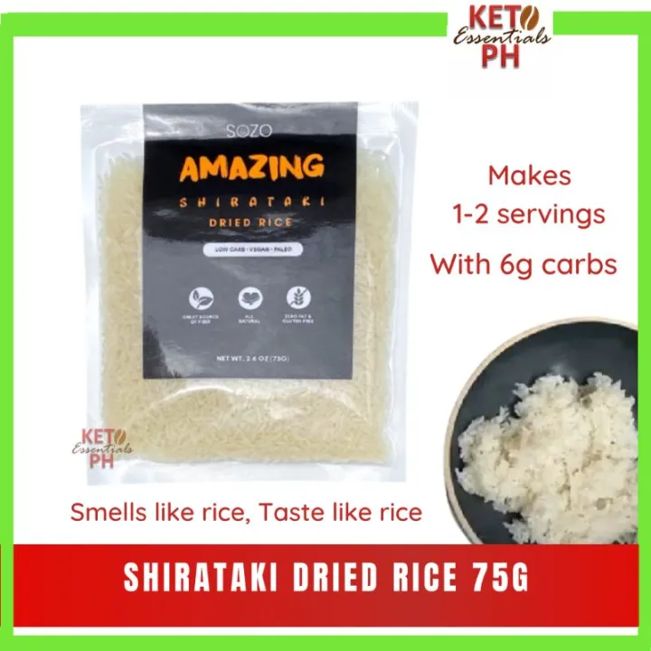 Shirataki Dried Rice 75g | Lazada PH