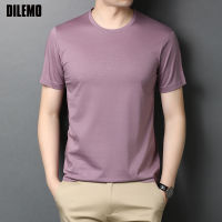 Dilemo TEE-เสื้อผ้าฝ้ายฤดูร้อนธรรมดาแบรนด์ใหม่เสื้อ O คอเสื้อยืดผู้ชายแขนสั้น CAS แฟชั่นบุรุษเสื้อผ้า