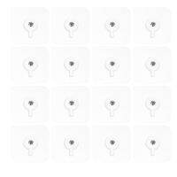 20 PCS Photo Frame Nail-Free Hook Non-Trace Hooks Hanging Heavy Duty Household Towel Home Wall Adhesive Pads Picture