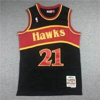 (3รูปแบบ) เสื้อ Nba Atlanta Hawks 21 Wilแวววาว2021ตาข่ายสีดำย้อนยุคและเสื้อบาสเก็ตบอลรูปแบบอื่นๆ