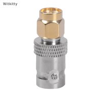 Witkitty RF COAX SMA MALE plug TO BNC ตัวเชื่อมต่อเสาอากาศวิทยุตัวเมียอะแดปเตอร์