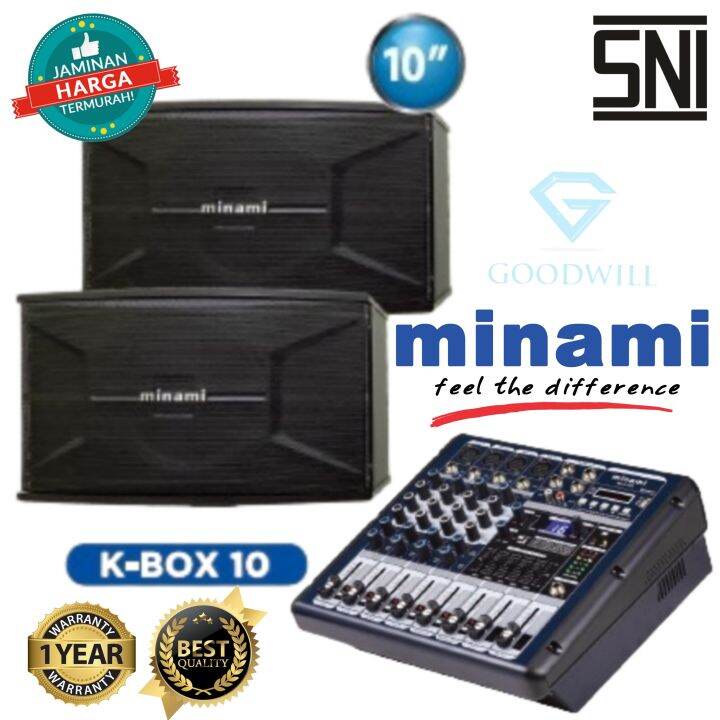 Minami Karaoke Set Power Mixer and Speaker Lazada Indonesia