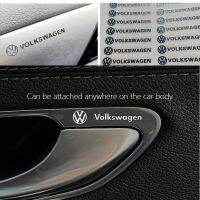 สติกเกอร์ติดอุปกรณ์ตกแต่งภายในรถยนต์สติกเกอร์โลหะภายนอก3D ตราสินค้า Volkswagen สติกเกอร์สติ๊กเกอร์สำหรับรถ VW สร้างสรรค์สำหรับหน้าต่างโปโลฟ็อกซ์ Gol Up ด้วงกอล์ฟ Santana Tiguan Passat Touran Jetta Sagitar