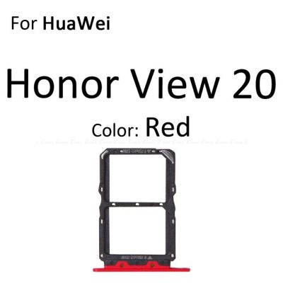 【☄New Arrival☄】 anlei3 ที่ใส่ซิมการ์ดช่องเสียบถาดเครื่องอ่านช่องเสียบ Adapter Micro Sd สำหรับ Huawei Honor View 20 Pro Lite 20i