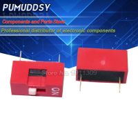 10PCS Slide Type Switch Module 1 Bit 2.54mm 1 Position Way DIP Red Pitch NEW WATTY Electronics