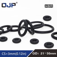 20PC/lot Rubber Ring Black NBR Sealing O Ring OD21/22/23/24/25/26/27/28/29/30x3mm O Ring Seal Nitrile Gaskets Oil Ring Washer