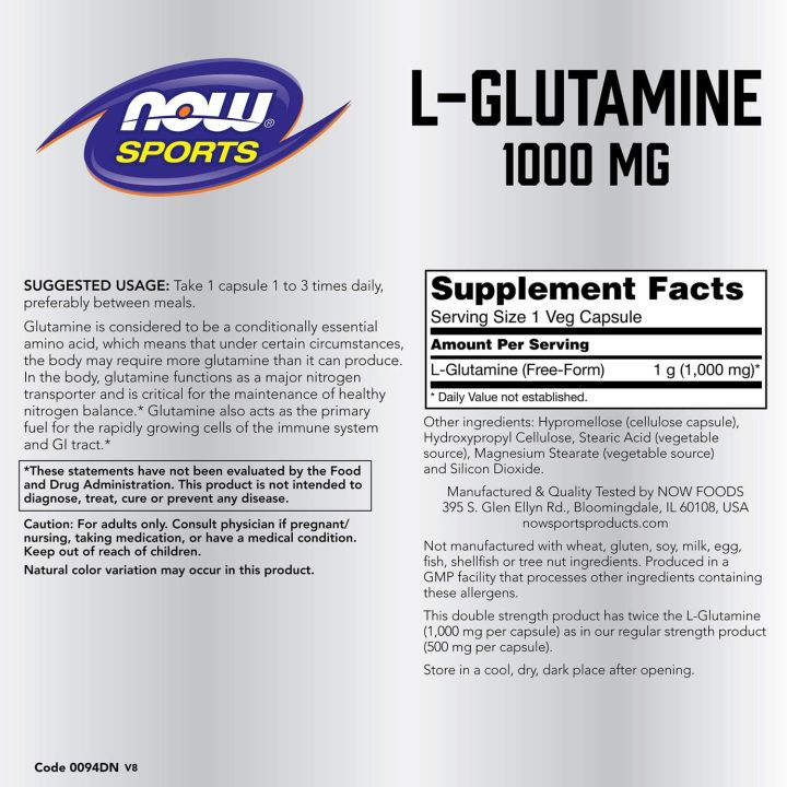 now-sports-l-glutamine-120-capsules-supports-muscle-mass-amp-maintains-positive-nitrogen-balance