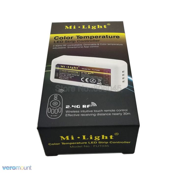 yingke-milight-เส้นไฟ-led-สีขาวคู่สีขาวอุ่น-เย็นสีขาว4-zone-cct-ตัวควบคุม-dc12v-24โวลต์10a-2-4กรัมรีโมทไร้สายรองรับ-wifi