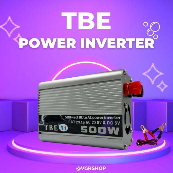 tbe-power-inverter-เครื่องแปลงไฟ-เปลี่ยนไฟรถเป็นไฟบ้าน-300-500-1000-1500-watt