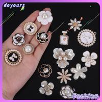 DOYOURS 5PCS สาว ผู้หญิง รองเท้าแตะอุดตัน Rhinestone เสน่ห์รองเท้า เสน่ห์การตกแต่งรองเท้า เครื่องประดับแฟชั่น อุปกรณ์รองเท้า