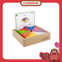 Masterkidz ของเล่นเสริมทักษะ กล่องสามเหลี่ยมสุดลึกลับ Blocks n Cups-Triangle