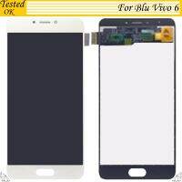 สีขาวสีดําสีทองสําหรับ Blu Vivo 6 หน้าจอแสดงผล LCD + Touch Screen Digitizer 100% ทดสอบการทํางานประกอบ