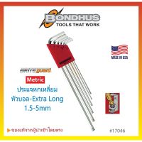 ( Promotion ) สุดคุ้ม ประแจหกเหลี่ยมหัวบอล 1.5-5mm BONDHUS Made in USA ประแจขันน๊อต #17046 ราคาถูก ประแจ เลื่อน ประแจ ปอนด์ ประแจ คอม้า ประแจ บล็อก